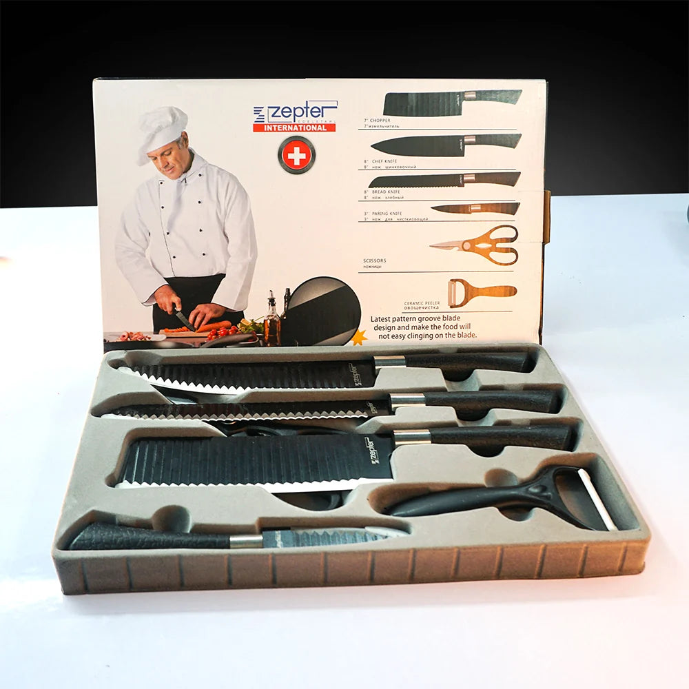 Zepter 6-Piece Knife Set Orignal Cinese Imported