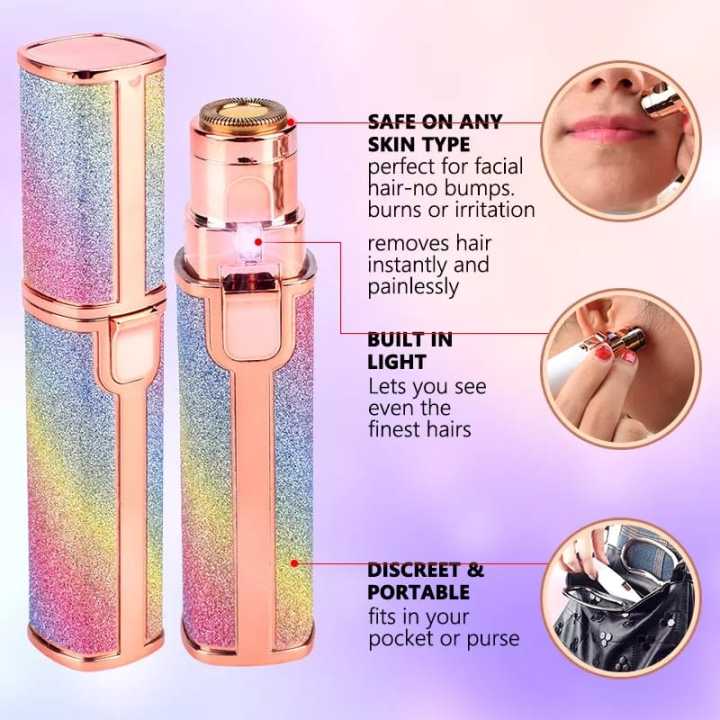 Lady Shaver & Eyebrow Trimmer (Rainbow) - Rechargeable