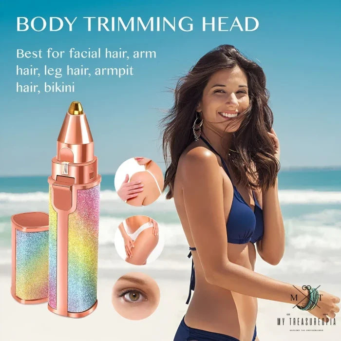 Lady Shaver & Eyebrow Trimmer (Rainbow) - Rechargeable