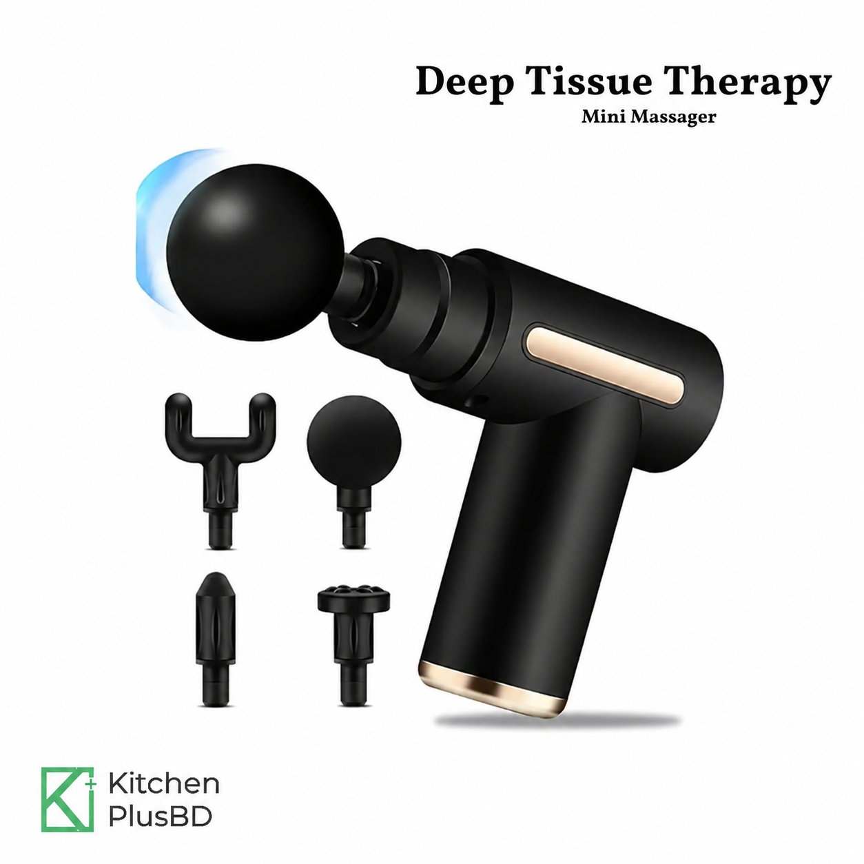 Mini Smart Massage Gun-Black | ৩০ দিনের Replacement Warranty