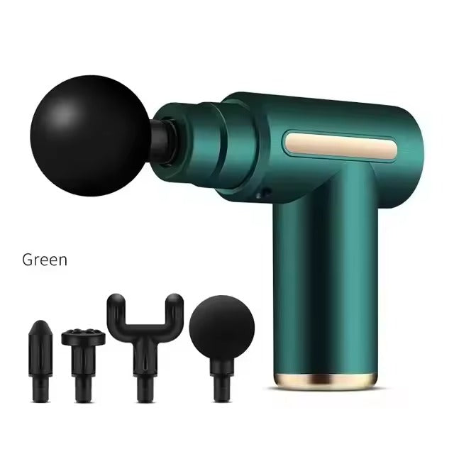 Mini Smart Massage Gun-Green| ৩০ দিনের Replacement Warranty